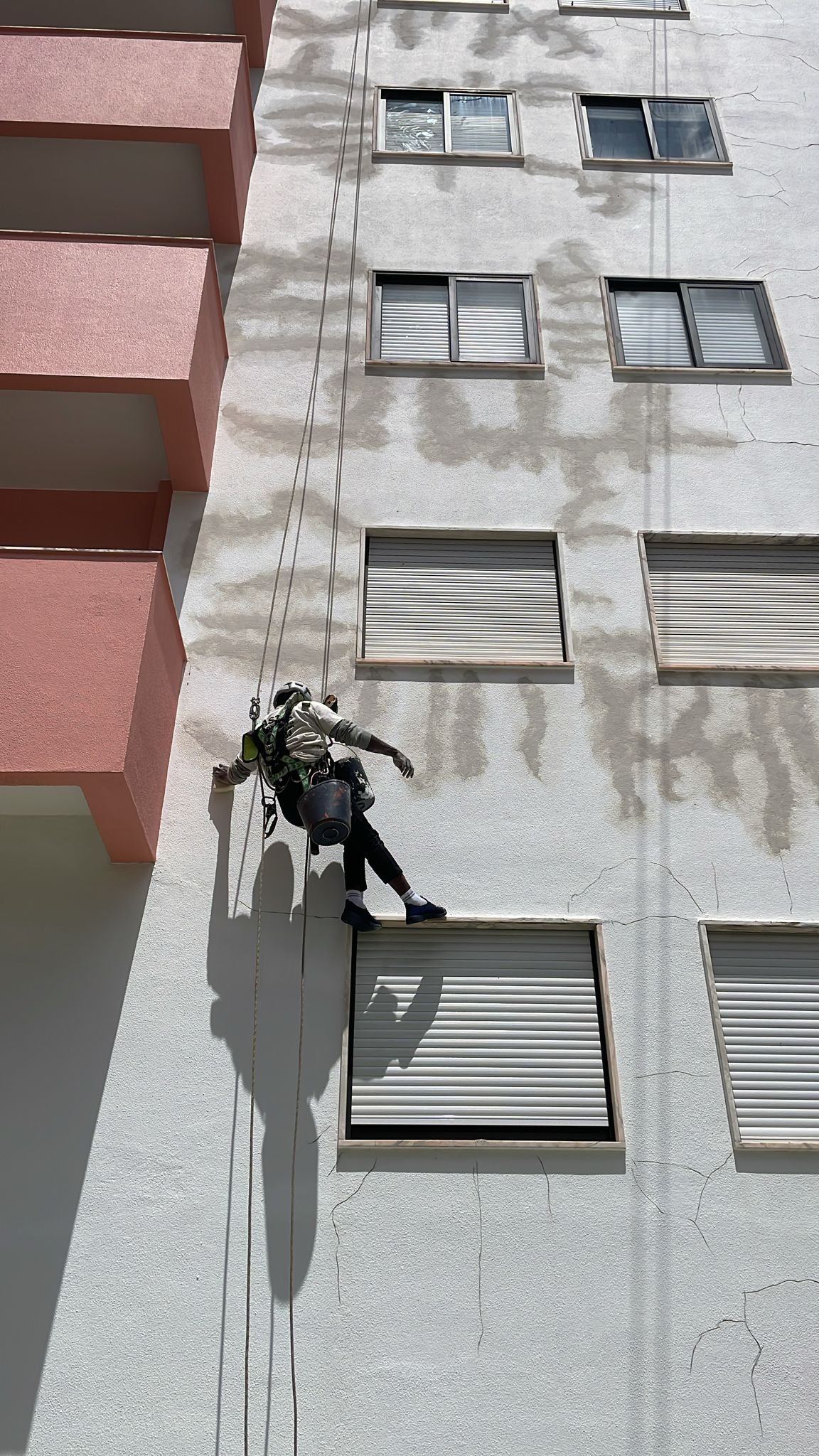 Equipa Master Remodelações em obra em altura